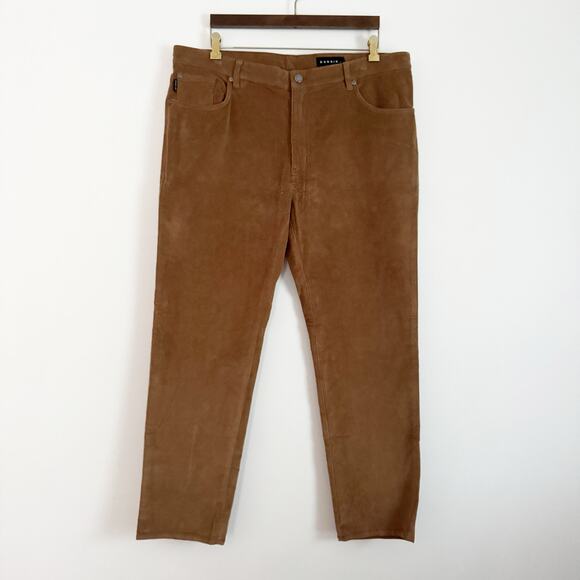 DUNNING Seabury Corduroy Performance Pants Bronze Tan Brown 38 x 30 - Picture 3 of 9